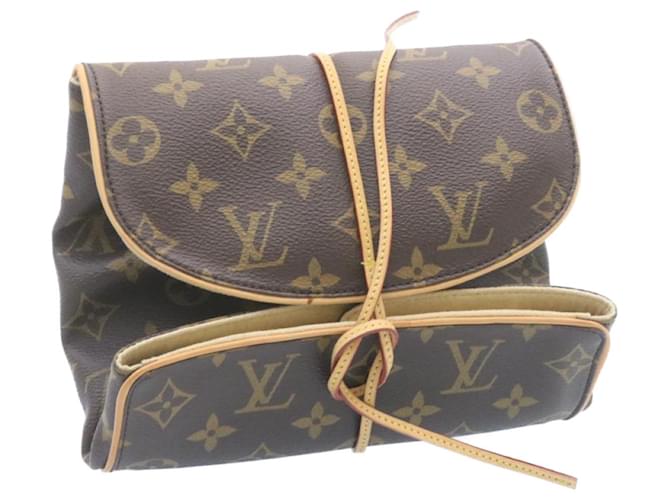 LOUIS VUITTON Monogram Trousse Bijoux Bijoux Biegsames Zubehöretui M47837 Auth 25192BEIM Leinwand  ref.635817