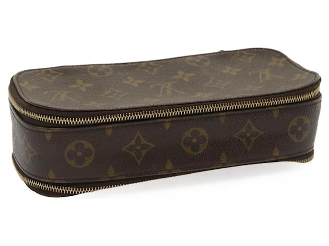 LOUIS VUITTON Monogram Trousse Brush GM Cosmetic Pouch M47505 LV Auth tp308 Cloth  ref.635874