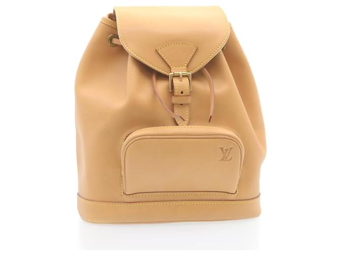 Louis+Vuitton+Montsouris+Backpack+Brown+Canvas+Monogram for sale online