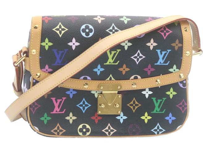 Auth Louis Vuitton Monogram Multicolore Sologne M92639 Women's