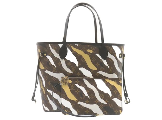 LOUIS VUITTON � LOL Monogram Camouflage Neverfull MM Sac cabas M45201 auth 29024A Toile Monogramme  ref.635964