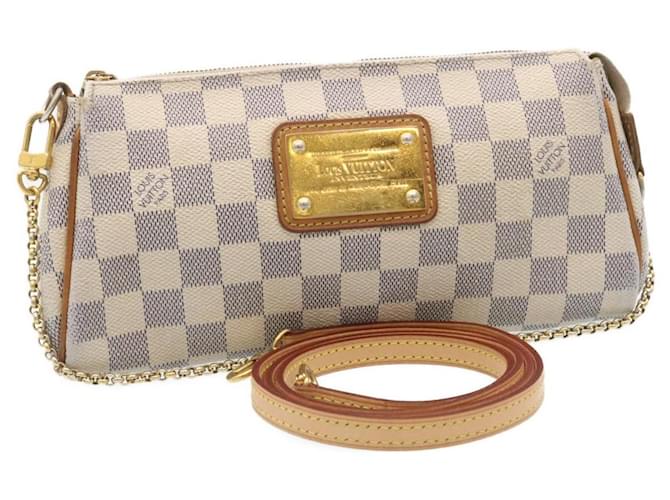 Louis Vuitton Damier Azur Eva Shoulder Bag N55214 LV Auth RH306