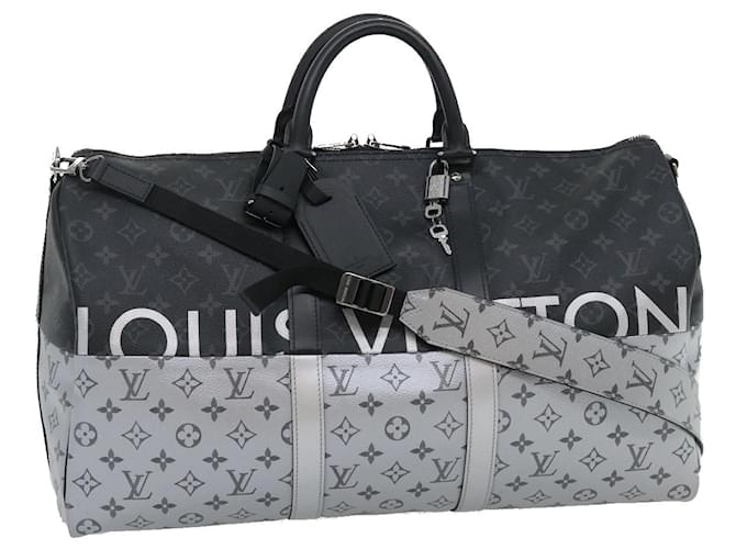 Louis Vuitton Keepall Bandouliere Bag Graffiti Monogram Eclipse