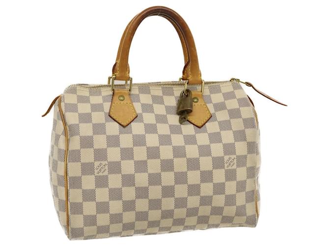 Louis Vuitton Damier Azur Speedy 25 Hand Bag N41534 LV Auth rh113  ref.636188