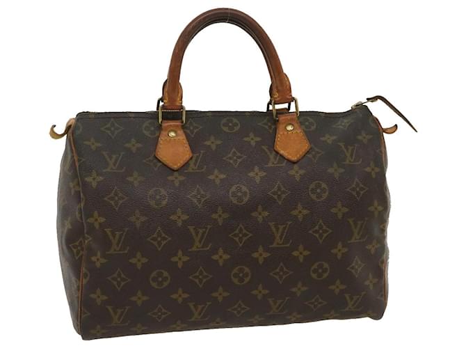 Louis Vuitton Monogram Speedy 30 Hand Bag M41526 LV Auth rh114 Cloth  ref.636190