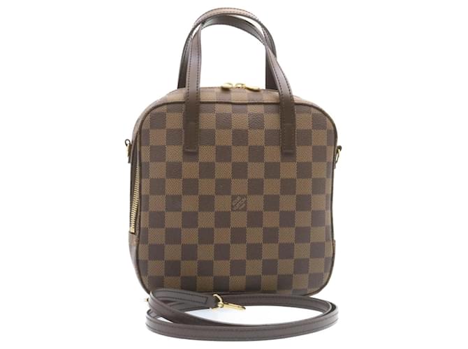 LOUIS VUITTON Damier Ebene Spontini Sac à main SP Commander N48021 Auth LV 27266A  ref.636255