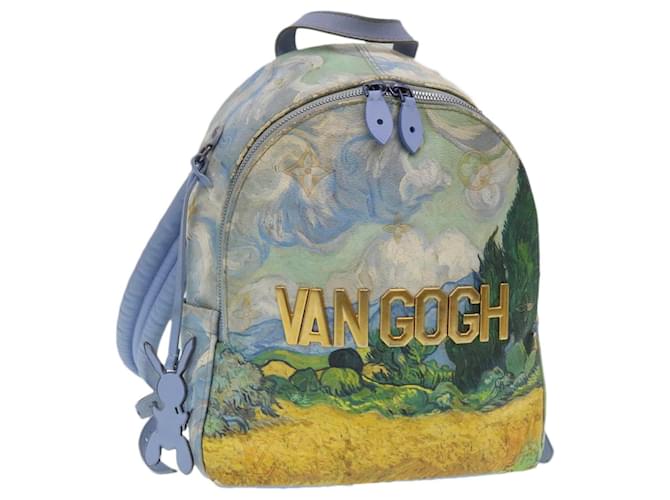Mochila LOUIS VUITTON Van Gogh Masters Collection Palm Springs M43374 LV 29237NO Azul  ref.636282