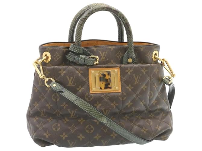 LOUIS VUITTON Monogram Etoile Exotic GM Hand Bag M40402 LV Auth 27690a Cloth  ref.636332