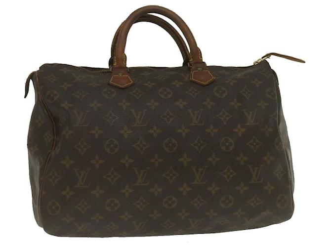 Louis Vuitton Monogram Speedy 35 Hand Bag M41524 LV Auth jk1027 Cloth  ref.636341