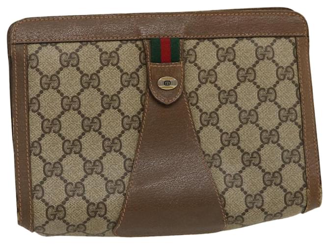 GUCCI WEB SHERRY LINE OPHIDIA CLUTCH BAG