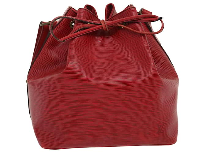 LOUIS VUITTON Epi Petit Noe Shoulder Bag Red M44107 LV Auth jk1340 Leather  ref.636397