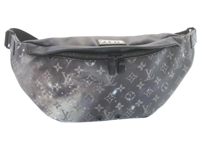 LOUIS VUITTON Monogram Galaxy Discovery Bum Bag Shoulder Bag Black Auth 28275a Cloth  ref.636468