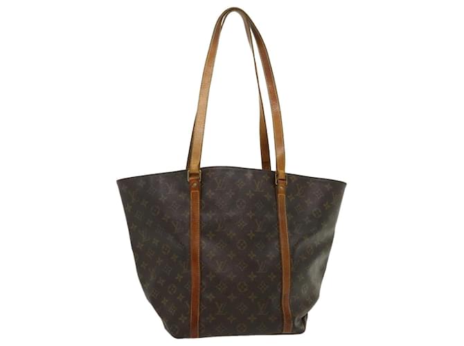 Louis Vuitton Sac Shopping Monogram Canvas Shoulder Tote Bag at