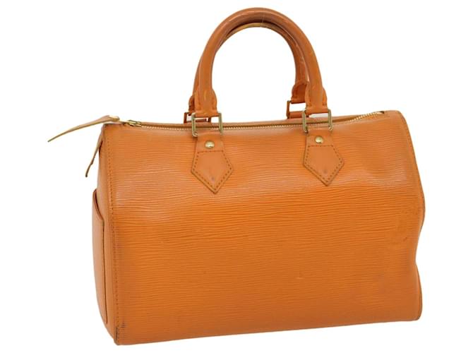 Louis Vuitton Epi Speedy 30 Hand Bag Mandarin M5902H LV Auth ds471 Leather  ref.636687