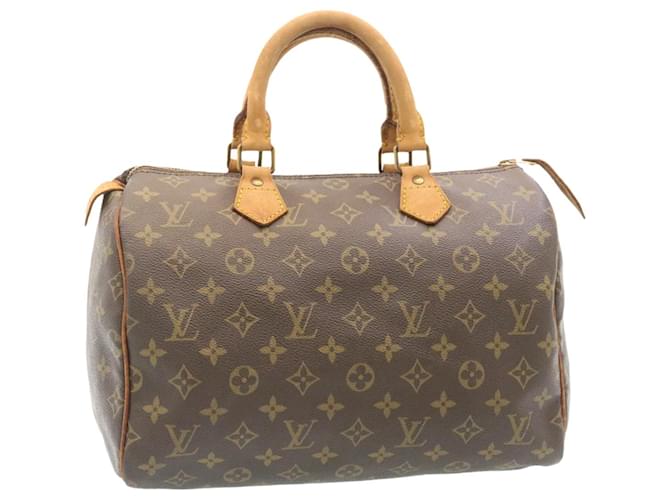Louis Vuitton Monogram Speedy 30 Hand Bag M41526 LV Auth fm1169 Cloth  ref.636695
