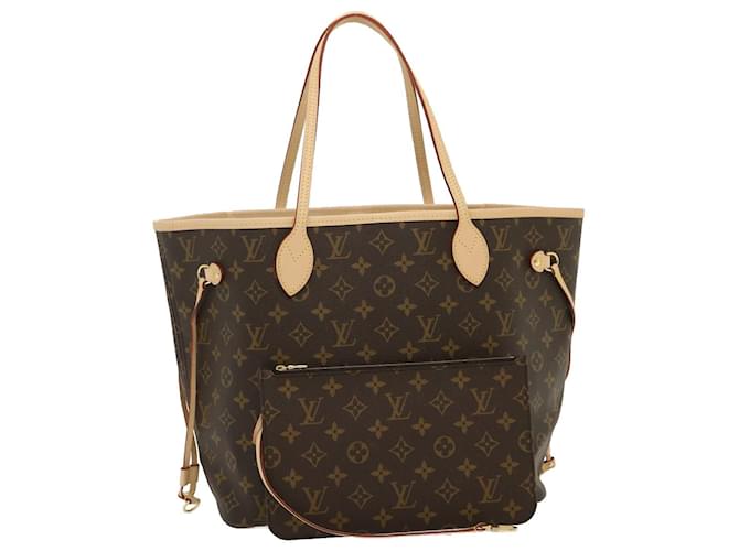 LOUIS VUITTON Monogramme Neverfull MM Tote Bag M40995 Auth LV 29574A Toile  ref.636791