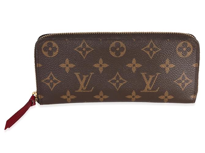 Louis Vuitton Clemence Wallet Monogram Fuchsia New !!!
