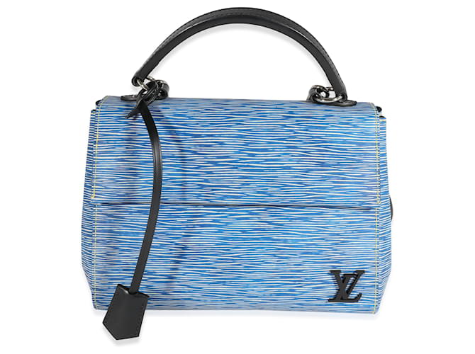 Louis Vuitton Blue Epi Denim Cluny Bb  Leather  ref.637079