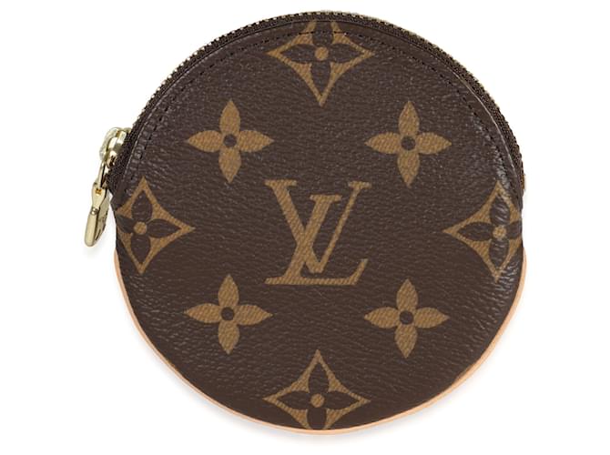 Louis Vuitton LV Monogram Round Coin Purse - Brown Wallets