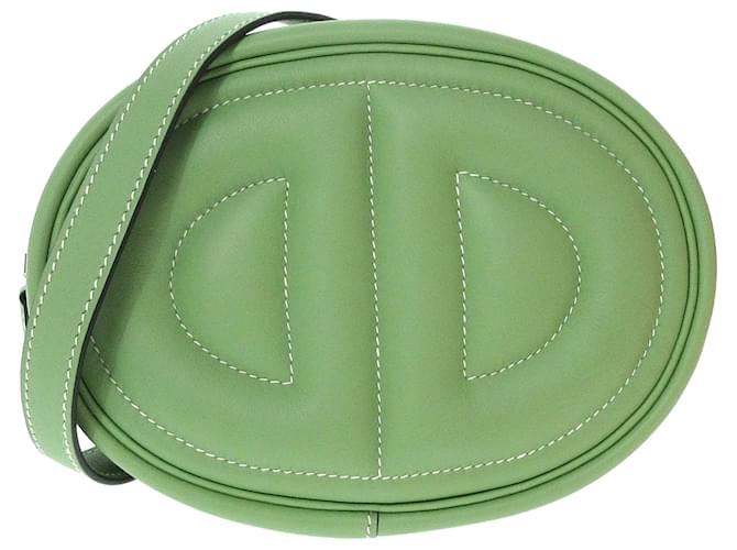 Hermès Hermes Green In The Loop Leather Belt Bag Light green Pony-style  calfskin ref.637292 - Joli Closet