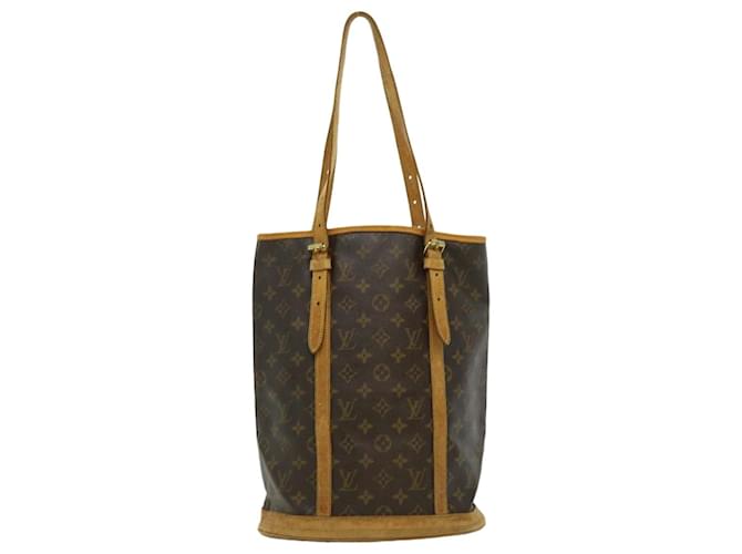 Louis Vuitton Bucket Brown Cloth  ref.637382