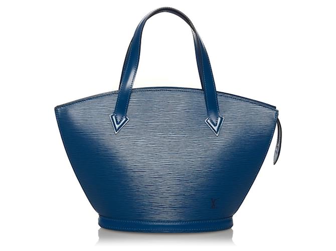 Louis Vuitton Saint Jacques Azul Couro  ref.637410