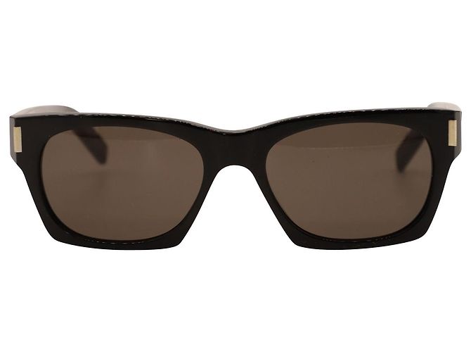 Saint Laurent SL 402 Sunglasses in Black Acetate