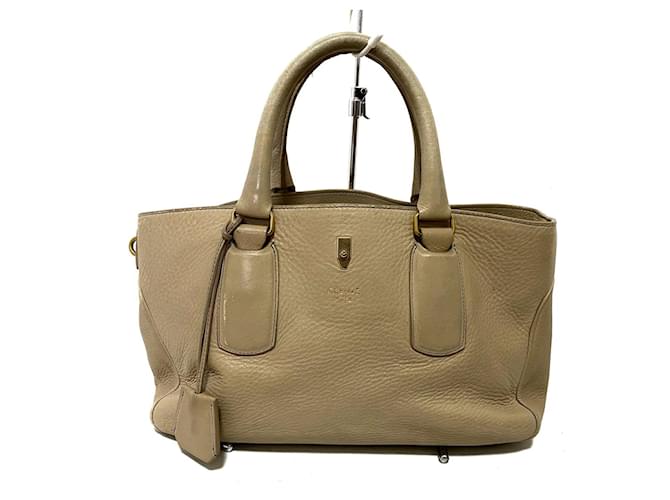 Céline Celine Boogie Beige Leather  ref.637922