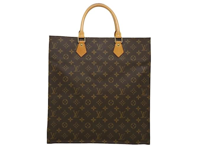 Louis Vuitton Sac plat Brown Cloth  ref.637925