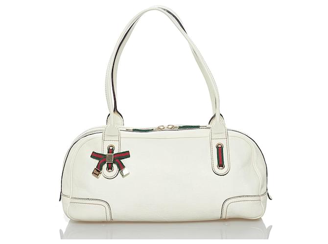 Gucci Sherry White Leather  ref.637960