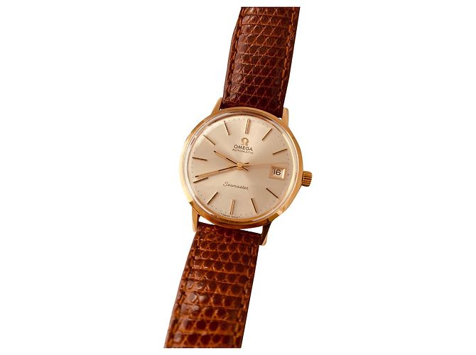 Omega Seamaster ou 18 ct