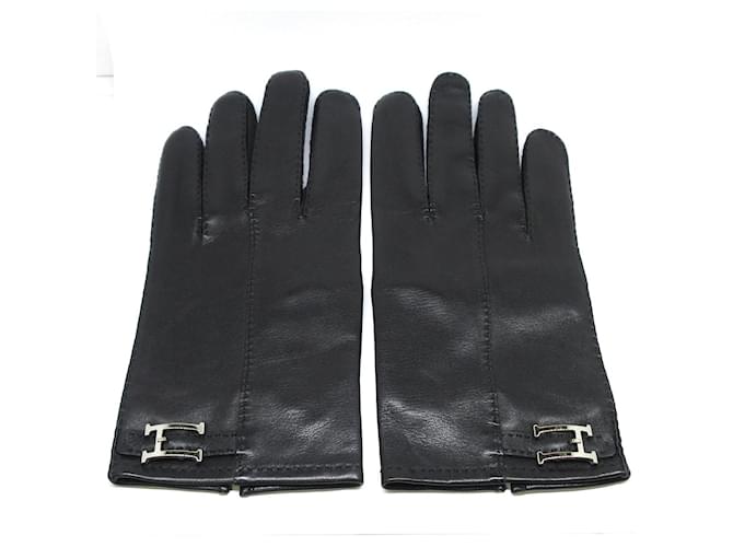 Hermès Hermes Black Leather  ref.638187