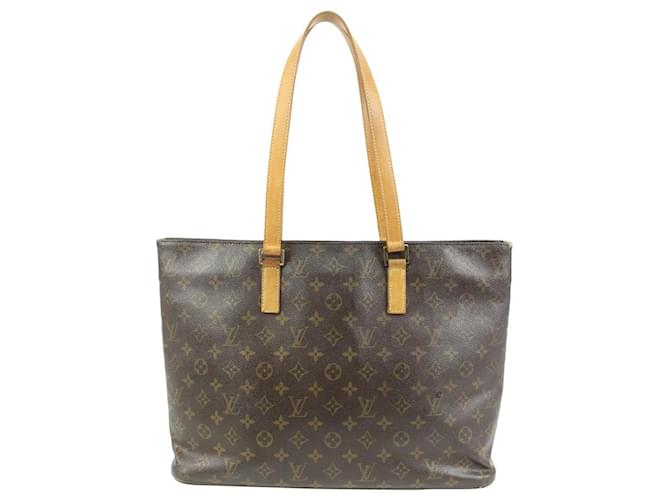 Louis Vuitton n Monogram Luco Zip Tote Shoulder Bag Leather  ref.638397