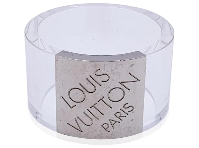 Louis Vuitton Klarer Plexiglas-Nachtklubber-breiter Armband-Armreif Kunststoff  ref.638445