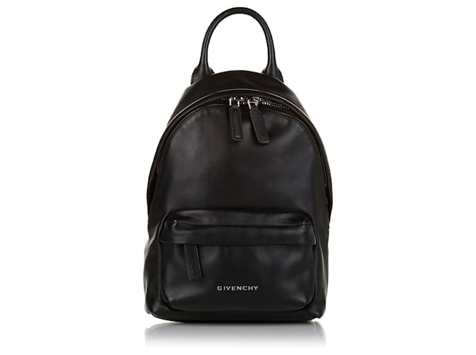 Givenchy Black Leather Backpack Pony-style calfskin