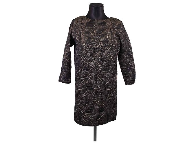 Vestido Les Prairies De Paris 2 Dorado