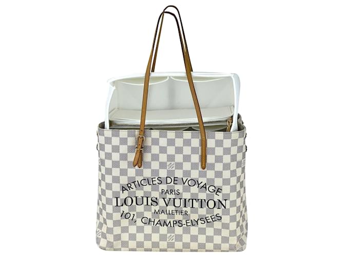 Louis Vuitton, Bags, Louis Vuitton Damier Azur Cabas Adventure Mm
