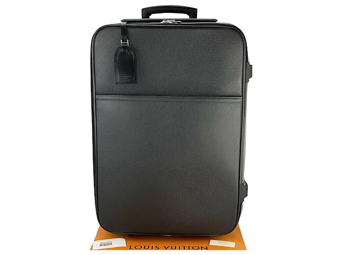 Louis Vuitton Pegase 60 Ardoise Taiga Rolling suitcase carry on Luggag –  Debsluxurycloset