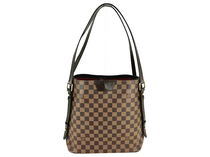 Louis Vuitton Louis Vuitton Hand Bag Cabas Rivington Damier Ebene Tote W/added Insert C43  Leather  ref.639396