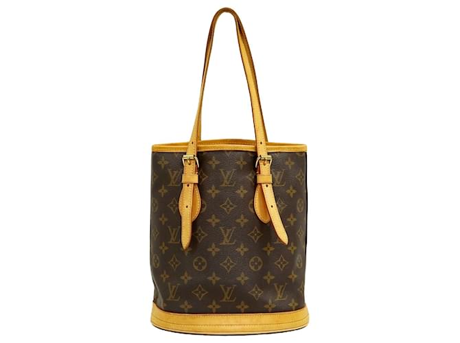 Louis Vuitton Bucket PM Brown Cloth  ref.639749