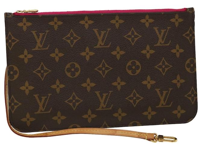LOUIS VUITTON Monogram Neverfull MM Accessory Pouch LV Auth 31423 Cloth  ref.640023