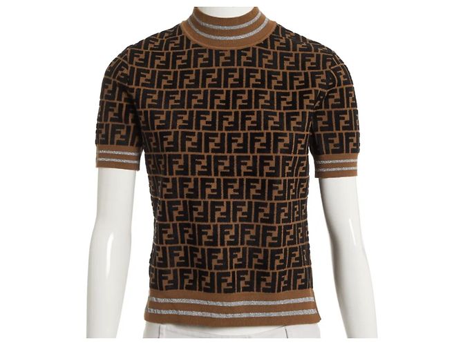 Pull fendi collection "Prints-on" fendi x nicki minaj Marron clair Marron foncé