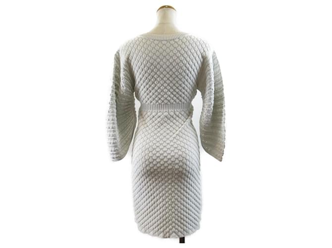 Chanel Robes Coton Gris  ref.640163
