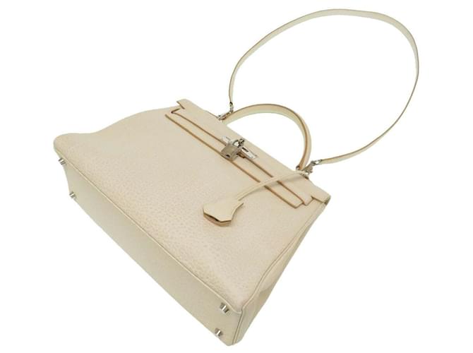 Hermès Kelly Beige Leather  ref.640202