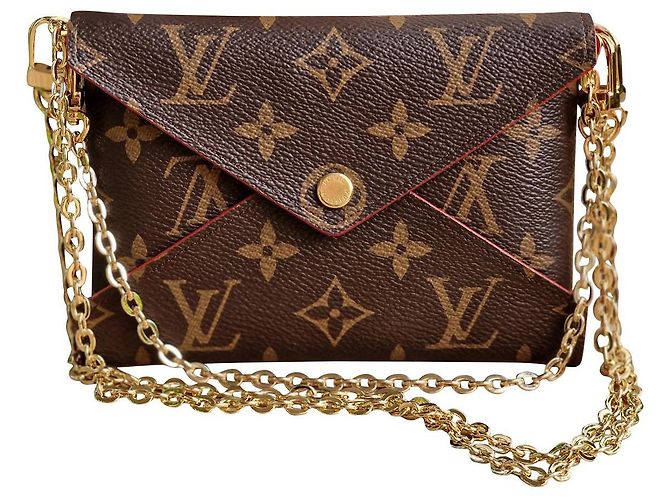 Bolsa de mão Louis Vuitton Kirigami Marrom de Tecido