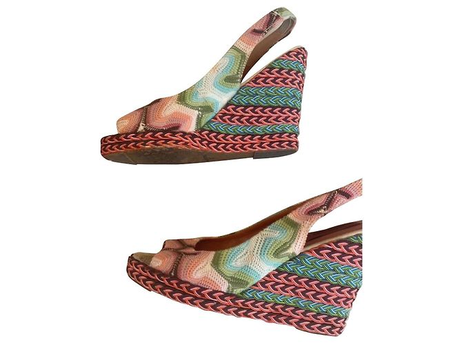 Mule con zeppa Missoni multicolore