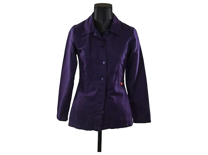 chaqueta Kenzo XS Púrpura Algodón  ref.640561