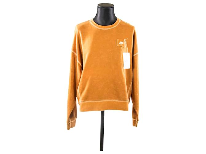 Sweater Nike L Brown Cotton  ref.640567
