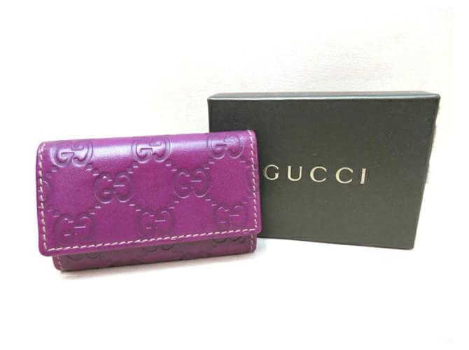 Gucci Purses, wallets, cases Purple  ref.641006
