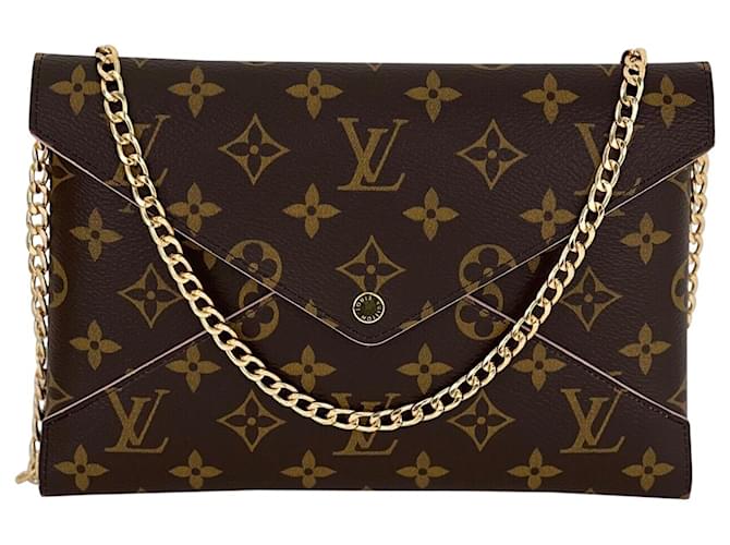 Louis Vuitton Bolso Louis Vuitton Monogram Large Kirigami Pochette W/insert Crossbody Clutcha987  Cuero  ref.641234